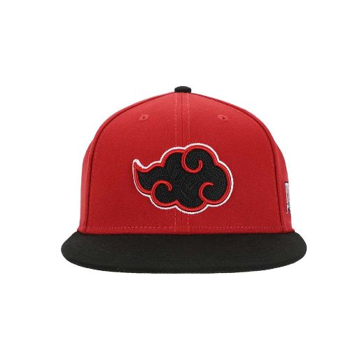 Picture of Naruto Akatsuki Embroidered Flat Bill Snapback