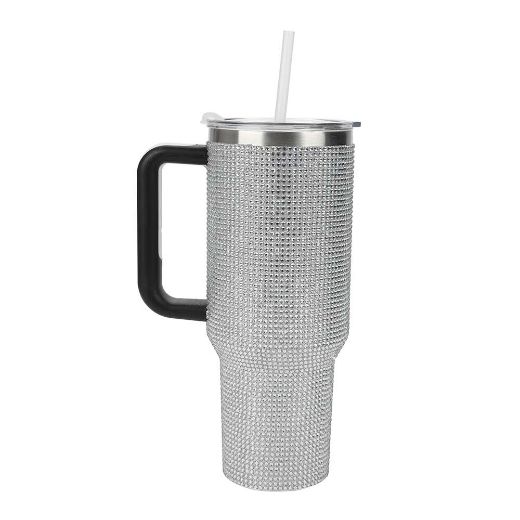 Picture of Novelty Rhinestone 40 oz. Stainless Steel Tumbler