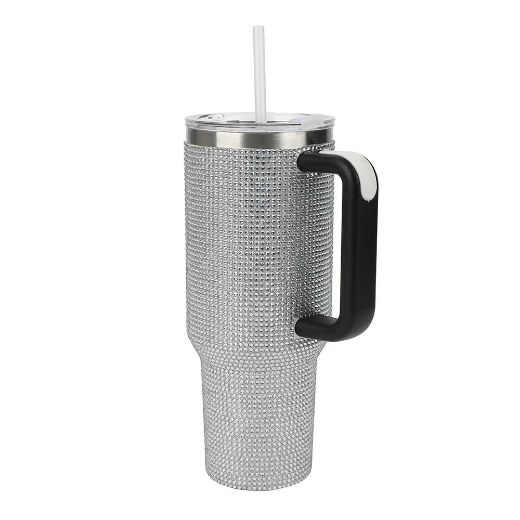 Picture of Novelty Rhinestone 40 oz. Stainless Steel Tumbler