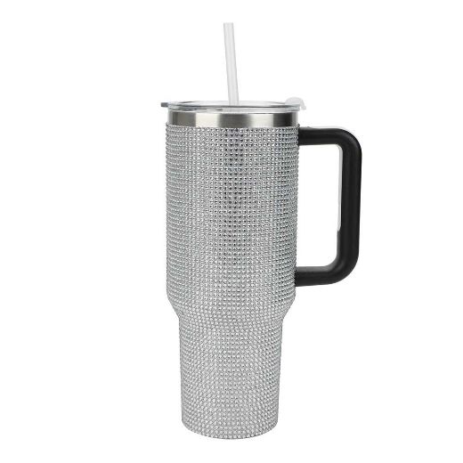 Picture of Novelty Rhinestone 40 oz. Stainless Steel Tumbler
