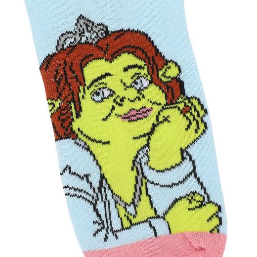 Picture of Dreamworks Shrek 3 Pair Quarter Crew Socks